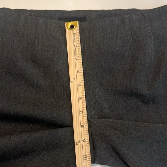 Talbots Refined Bi-Stretch Straight-Leg Pants Charcoal Grey Heather Size 8 - Picture 5 of 13
